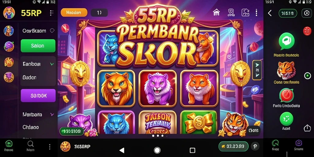 Gameplay menegangkan Slot di 55RP dengan tampilan menarik.