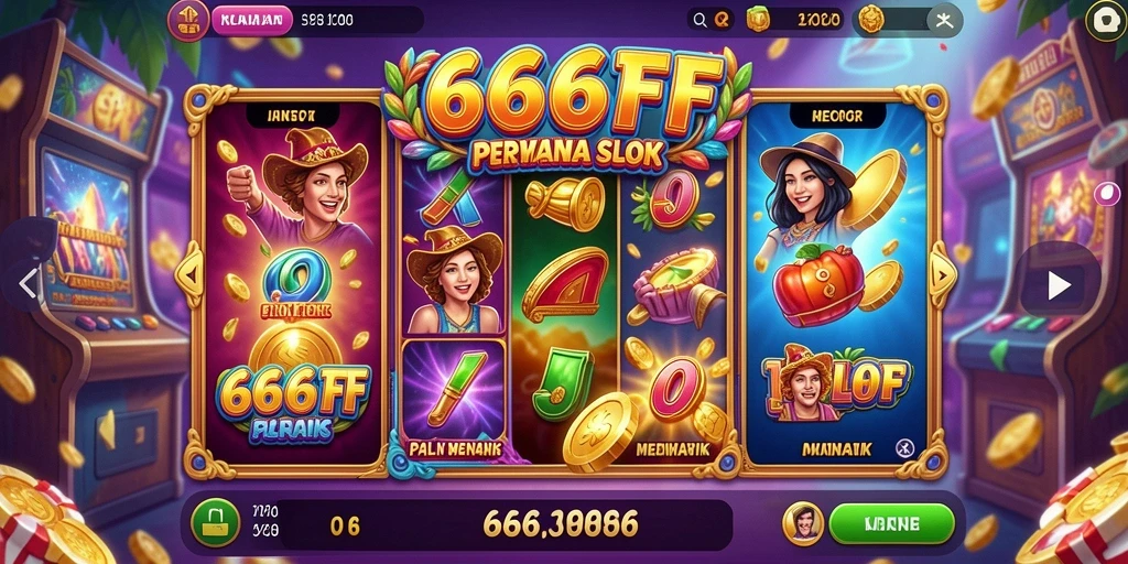 Tampilan menarik dari gameplay Slot di 666FF.