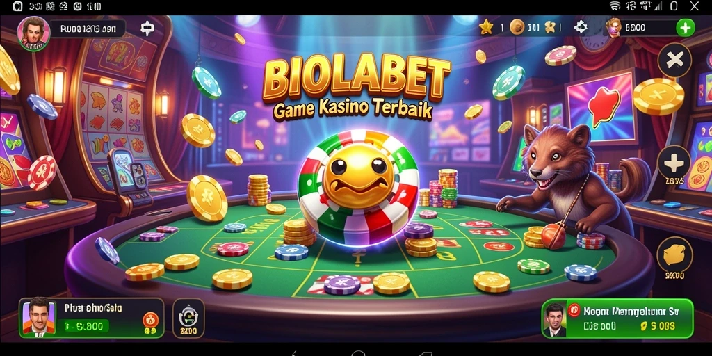 Screenshot permainan BIOLABET yang menampilkan sesi bermain Kasino yang seru.