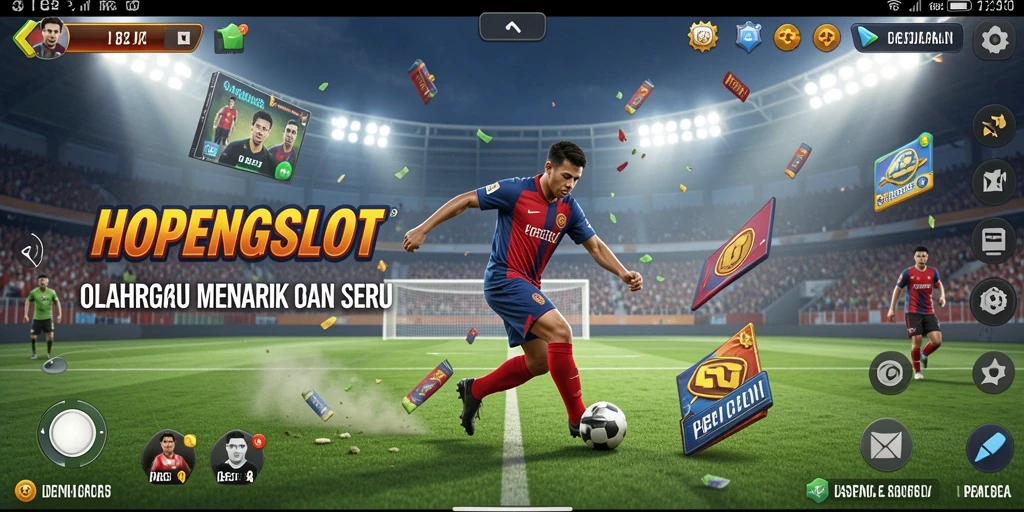Tampilan gameplay HOPENGSLOT dengan tema olahraga yang menarik.