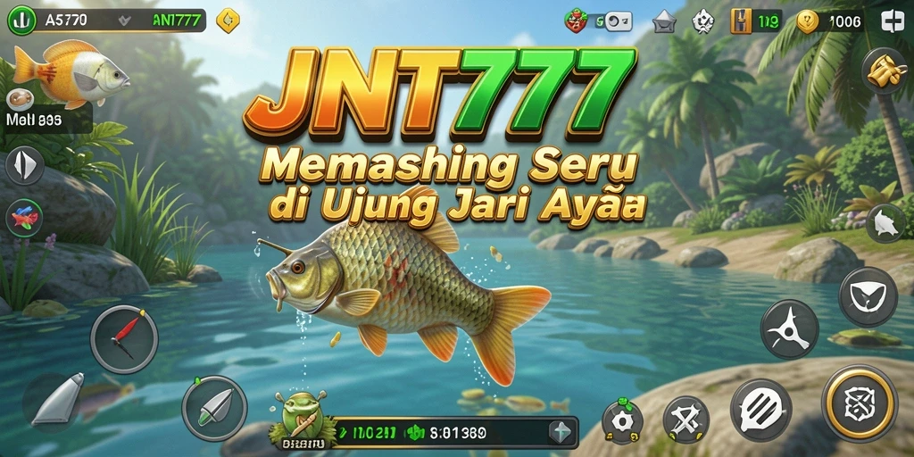 Tampilan gameplay JNT777 yang menawan dalam aksi memancing.