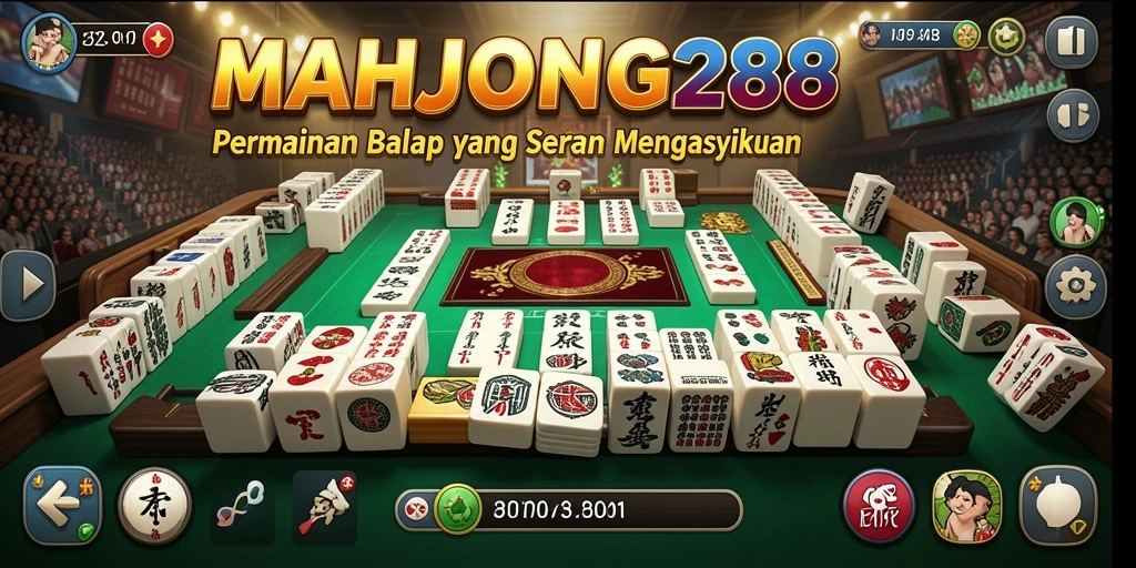 Tampilan menarik dari gameplay balap MAHJONG288 dengan lintasan yang penuh tantangan.