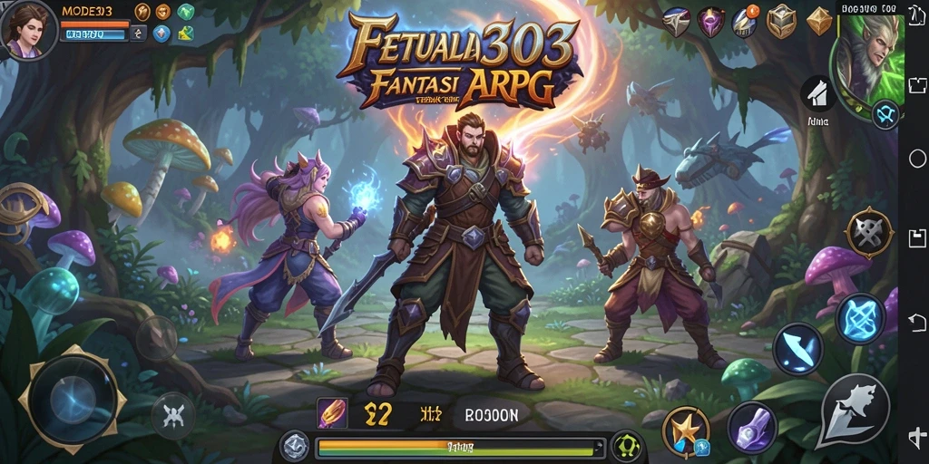 Screenshot dari gameplay <strong>MODE303</strong> yang menampilkan aksi seru dan karakter yang dinamis.