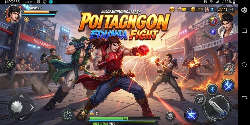 Tampilan menarik dari gameplay MPO555 yang penuh aksi pertarungan.