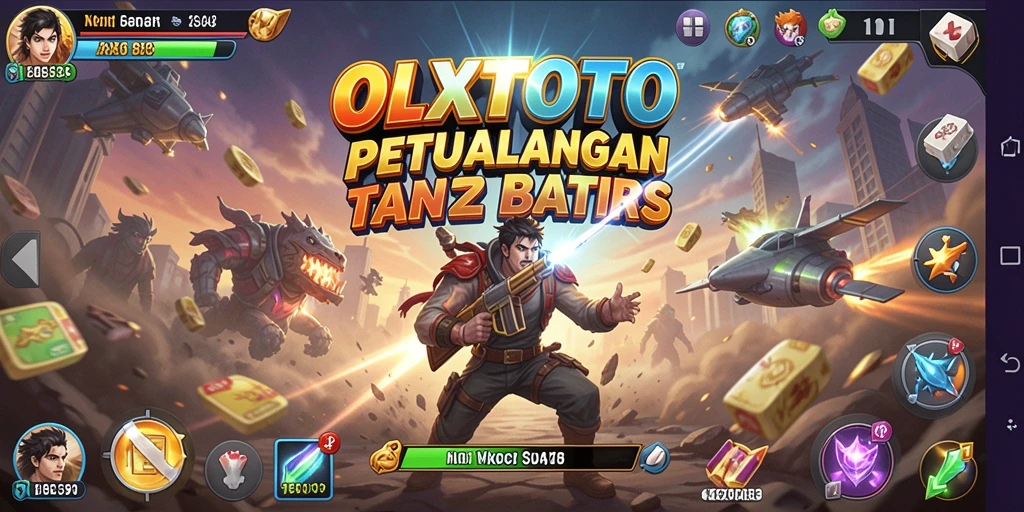 Tampilan aksi epik dalam gameplay OLXTOTO yang mendebarkan.