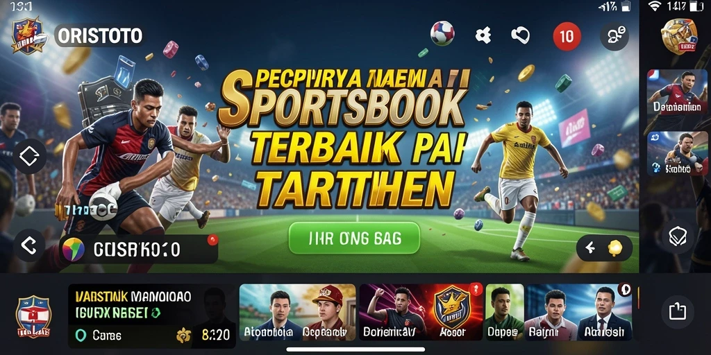 Tampilan gameplay mendebarkan dari aplikasi Sportsbook ORISTOTO.