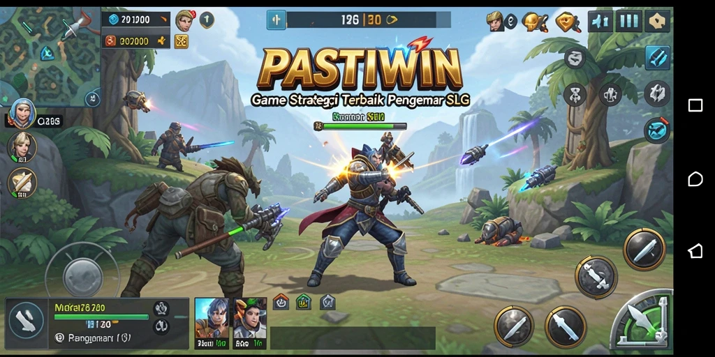 Tampilan gameplay PASTIWIN yang mendebarkan dan strategis.
