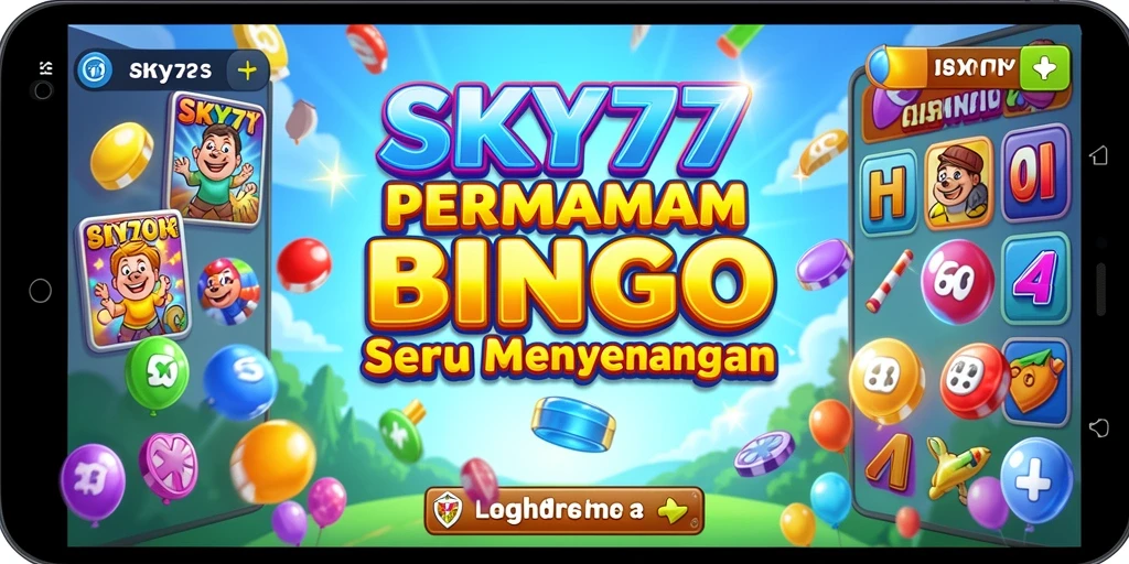 Screenshot gameplay Bingo di SKY77 menunjukkan keseruan bermain.