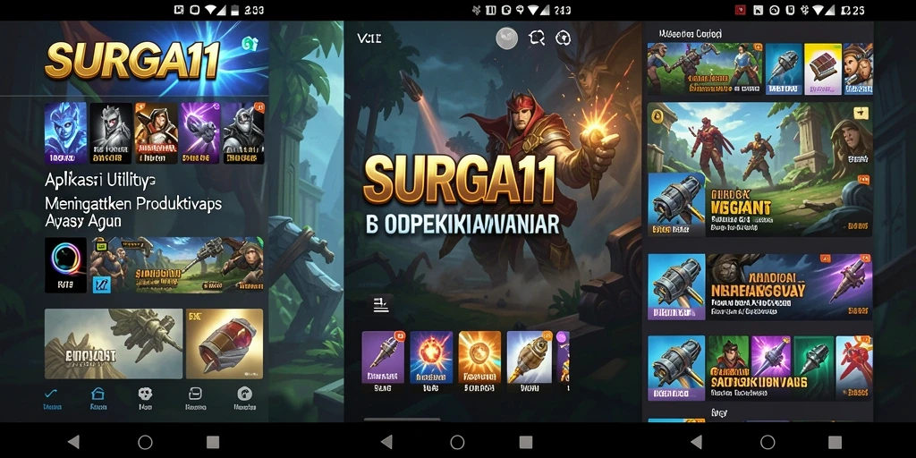 Tampilan menarik dari aplikasi SURGA11 yang mempermudah pengelolaan tugas.